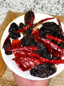 Plate of Dried Chiles